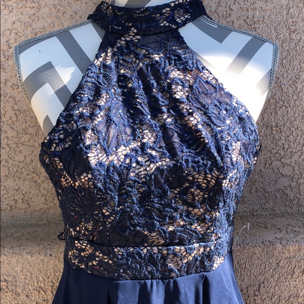 B Smart Blue Cocktail Dress